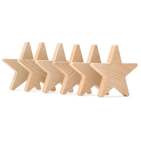 Woodpeckers Crafts Diy Unfinished Wood 34 Star Pack Of 500