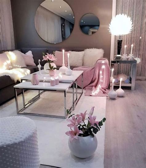 Grey And Pink Living Room Ideas