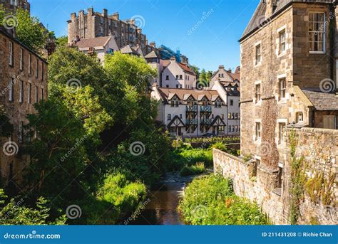 Dean Village Aka Water Of Leith Village In Edinburgh Scotland Uk