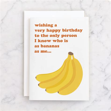 Bananas Birthday Individual Birthday Greeting Cards By Pippa Shaw Minted