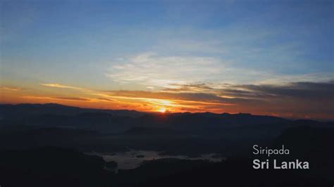 Sunrise From Siripada Sri Lanka Youtube