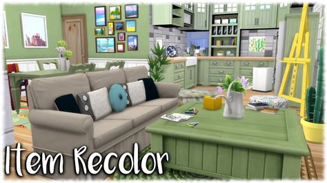 The Sims 4 Speed Build Item Recolors Youtube