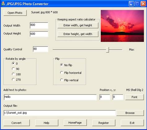 The most widely used jpeg received in digital photography and picture archiving and communication via the internet. JPG/JPEG Photo Converter - convert Photo to jpg file