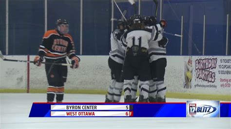 West Ottawa Hockey Tops Byron Center