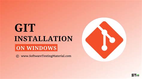 How To Install Git On Windows Software Testing Material