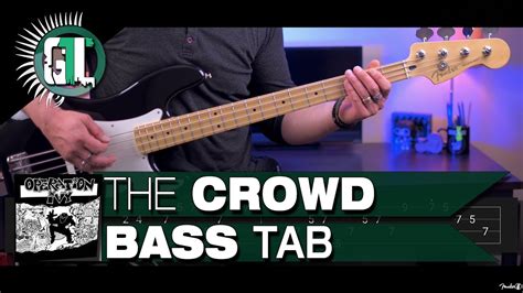 Operation Ivy The Crowd Bass Cover With Tabs In The Video Youtube