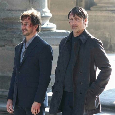 Hugh Dancy And Mads Mikkelsen In Hannibal