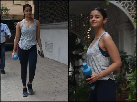 Alia Bhatt Keeps It Casual As She Heads To The Gym See Pictures