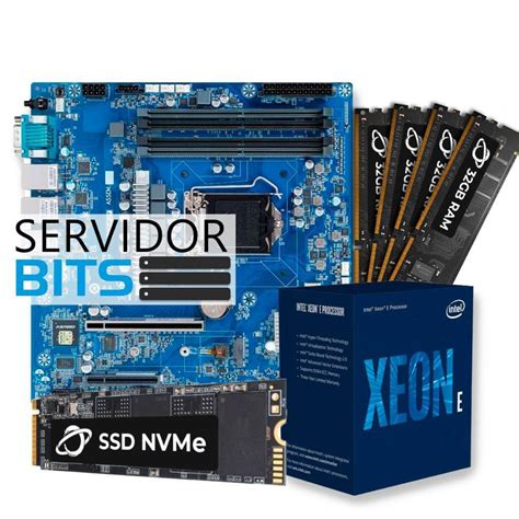 Kit Intel Xeon Gigabyte Memória SSD KaBuM