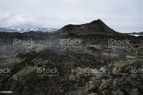 Leirhnjukur Geothermal Area Near The Volcano Krafla Iceland Stock Photo