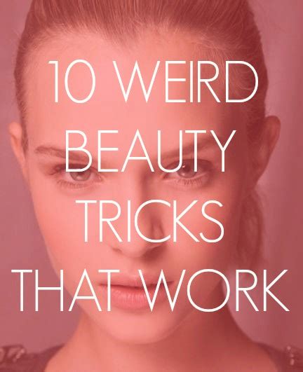 Solve Your Most Frustrating Beauty Problems With These Weird Beauty