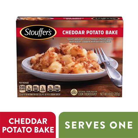 Stouffers Cheddar Potato Bake Frozen Meal 10 Oz