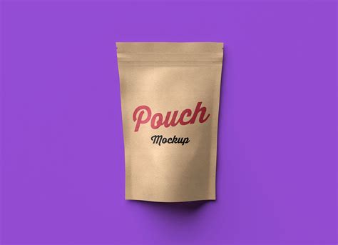 Free Kraft Paper Stand Up Pouch Packaging Mockup Psd Good Mockups