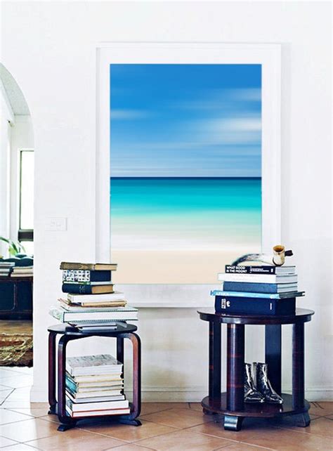 Large Framed Art Beach Decor Abstract Seascape Photography