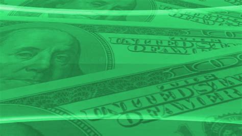 Business Money Green Abstract Looping Animated Background