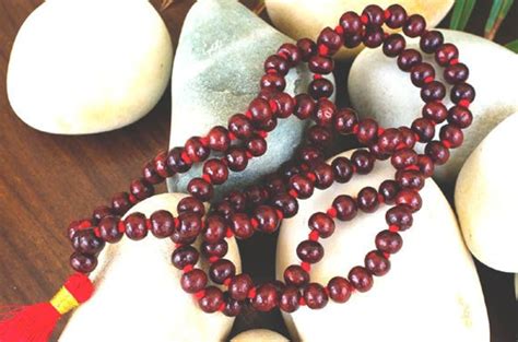 rosewood mala beads prayer beads 108 beads knotted etsy