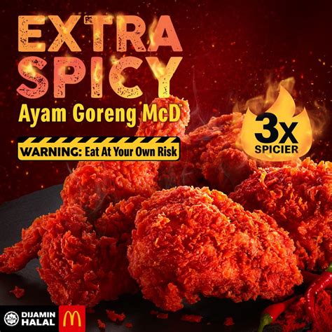 Mcdonalds Malaysia Statement On The New Extra Spicy Ayam Goreng Mcd
