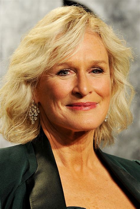 Glenn Close 1947 Curly Lace Front Wigs Lace Wigs 100 Human Hair