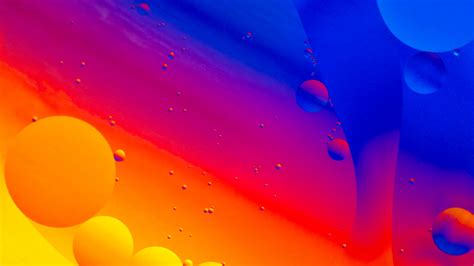 Download Wallpaper 2560x1440 Bubbles Water Gradient Colorful