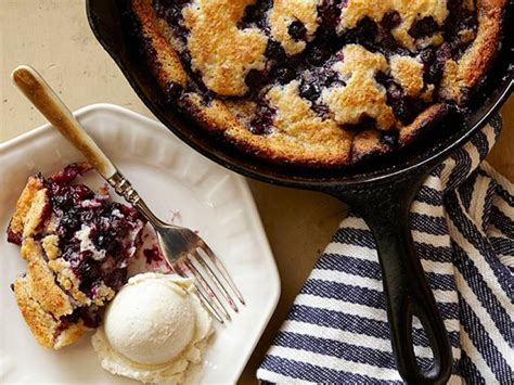 Cast-Iron Blueberry Cobbler Recipe : Cooking Channel ...