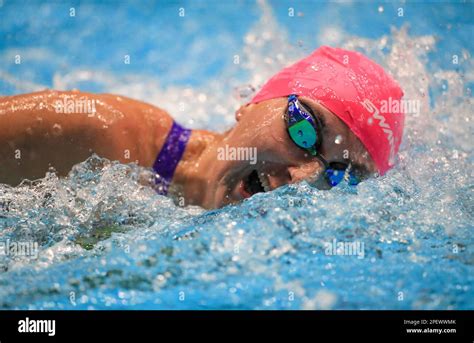 Great Britains Jessica Jane Applegate In Action During The Womens Mc 100m Freestyle Heats On