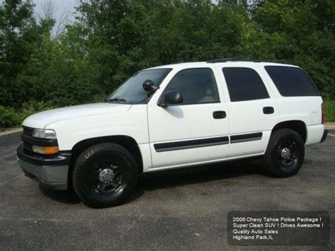 Purchase Used 2006 Chevy Tahoe Police Package Special Service 2wd 53l