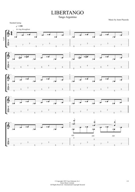 Free guitar backing track for goat by polyphia in mp3 format. Libertango by Astor Piazzolla - Solo Guitar Guitar Pro Tab | mySongBook.com