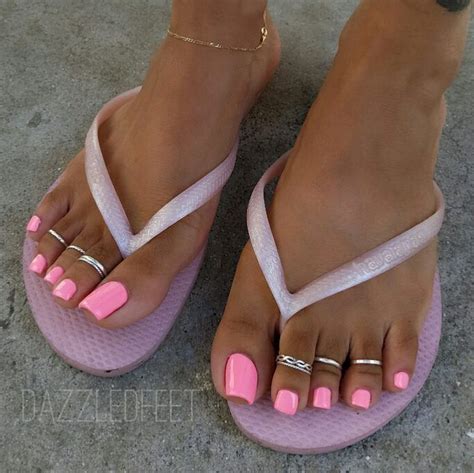 Got That Neon Pink On😎 Pink Toe Nails Neon Toe Nails Pink Toes