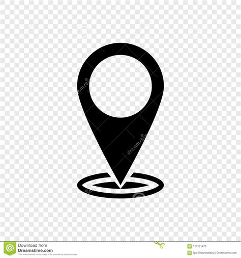 Vector Map Pin Icon Map Pointer Stock Vector Illustration Of Icon