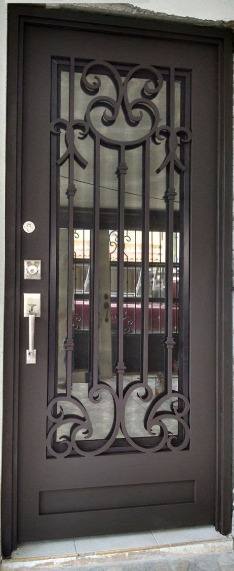 Puerta principal de herrería Puertas en Puertas de entrada Puertas de hierro forjado y
