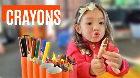 Learn Colors With Crayons Youtube