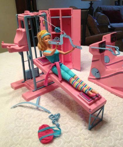 Vintage Aerobic Barbie Workout Center Play Set 1984 Ebay