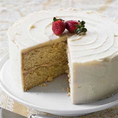 Yellow Layer Cake With Vanilla Frosting Recipe Grace Parisi