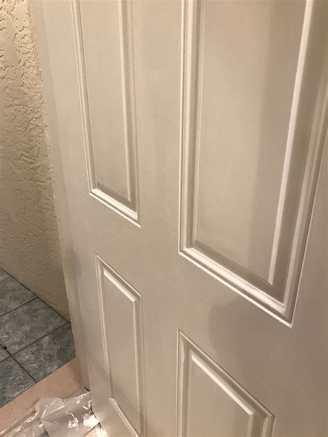 How Do I Fix A Bad Paint Job On My Front Door Where You Can See Brush