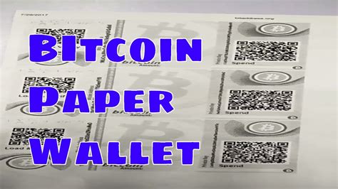 For this you need only 5 seconds. How to create a bitcoin paper wallet. Offline wallet. part 3 - YouTube