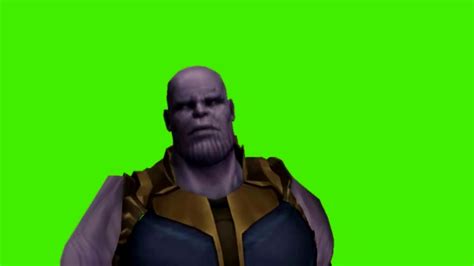 Green Screen Thanos Infinity War Part 1 Youtube