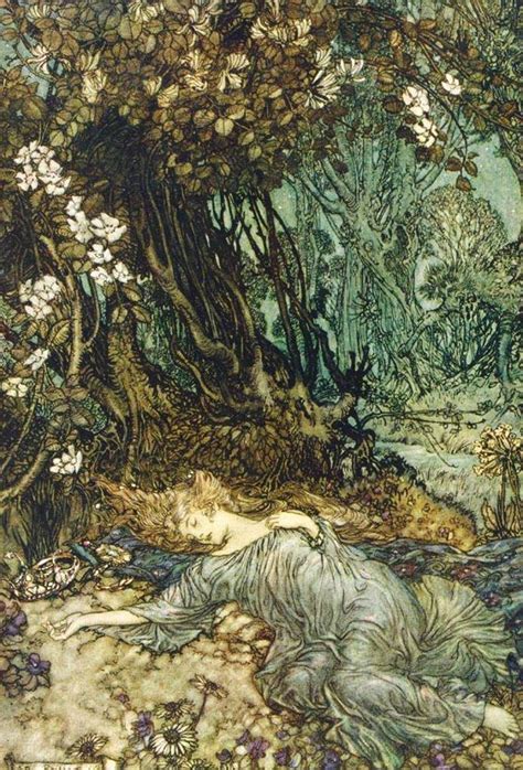 Arthur Rackham 1829 1912 A Midsummer Night’s Dream Arthur Rackham Fairytale Art A