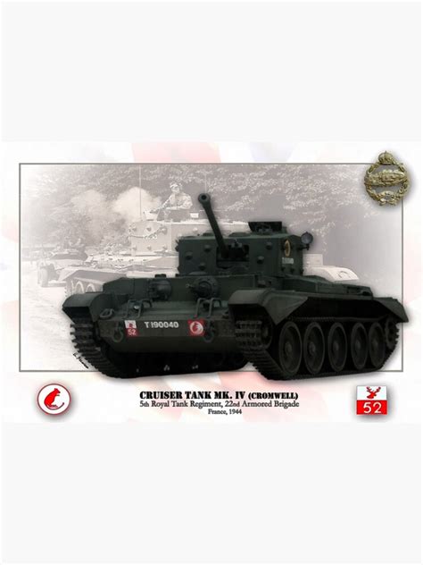 Tank Mk Iv Cromwell Poster By Ah Aviation Art Redbubble