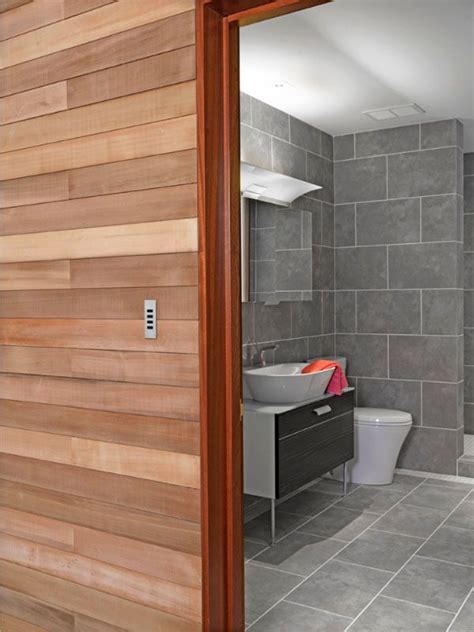 2 mm vinyl peel and stick floor tile (36 tiles/36 sq.ft. Light-flooded contemporary retreat nestled hillside in Maryland | Contemporary bathrooms ...
