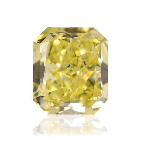 204 Carat Fancy Intense Yellow Diamond Radiant Shape Vs2 Clarity