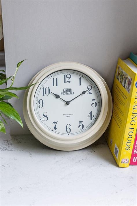 Living Nostalgia Antique Cream Wall Clock Shopstyle