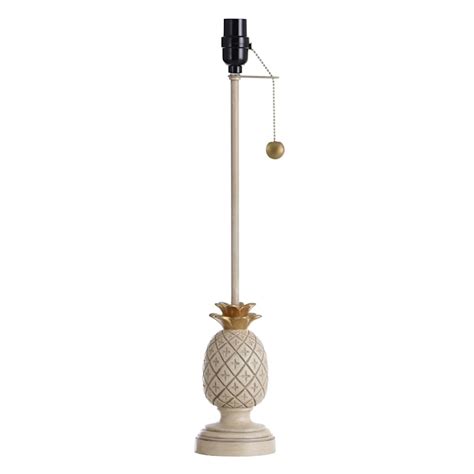 Welcome to our buffet lamps department! 23in. White Pineapple Buffet Lamp | At Home