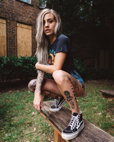 Amazing Photos Of Gorgeous Tattooed Skinny Girl Dom Inkppl