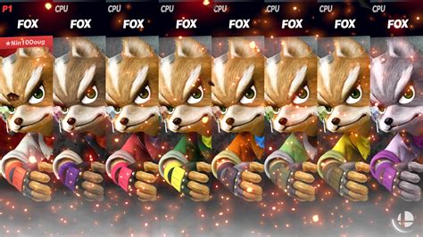 Fox Super Smash Bros Brawl Design Super Smash Bros Ultimate Mods