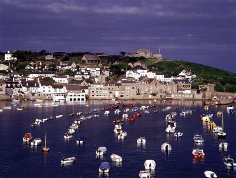 Hugh Town Harbour Isles Of Scilly Cornwall Guide Images