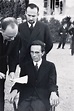 Joseph Goebbels, Minister of Propaganda, with his private secretary and ...