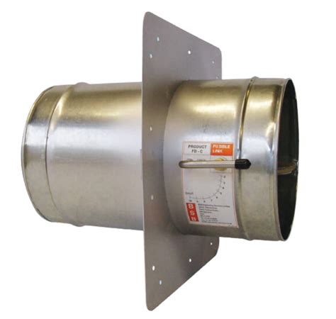 Single Blade Fire Smoke Damper Cw Plate