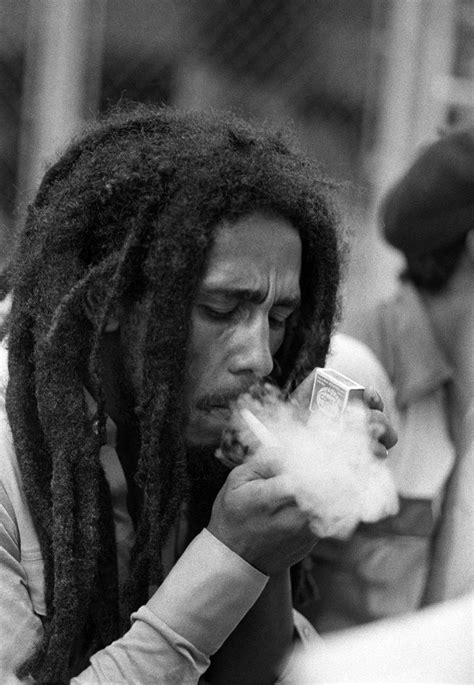 Bob Marley Smoking Reggae Icon Poster High Quality Print Etsy