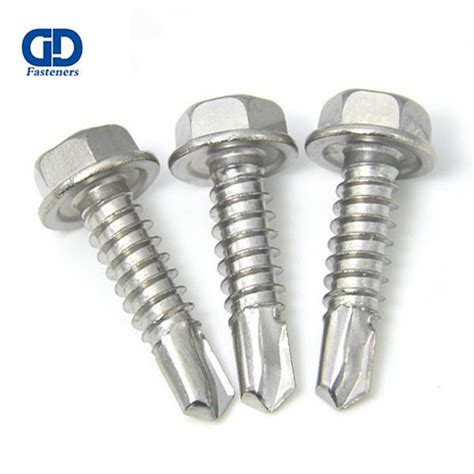 Hex Head Self Drilling Screw With Epdm Washer