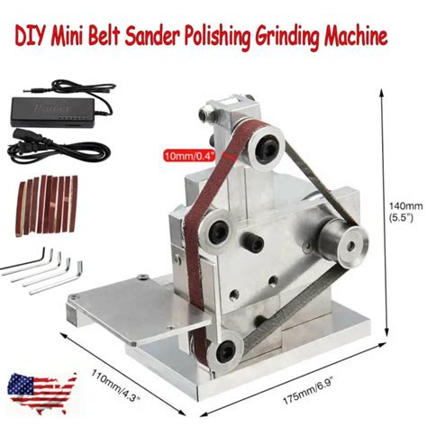 Diy Mini Belt Sander Knife Apex Edge Sharpener Polishing Grinding Machine V Picclick